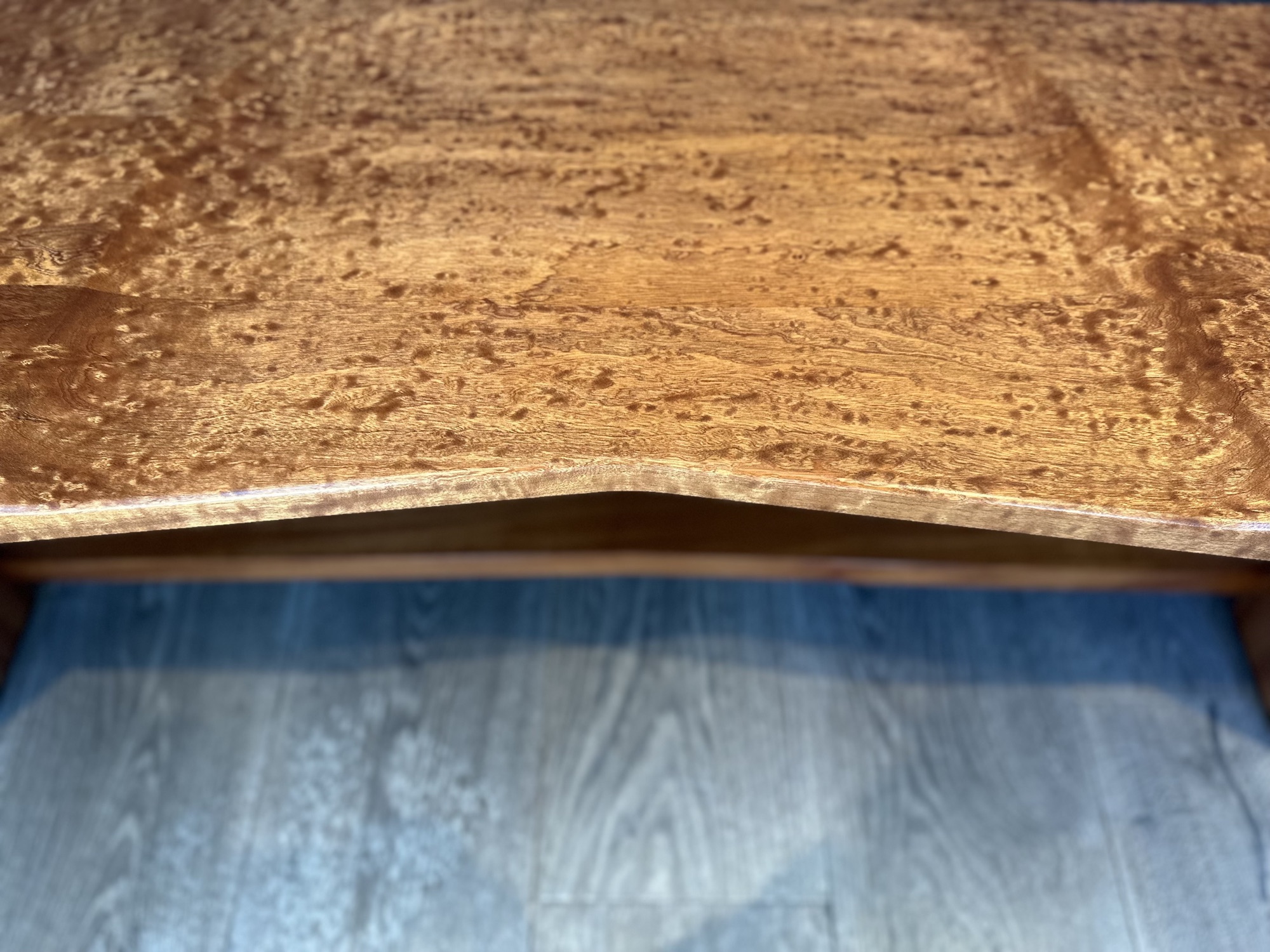 Bench front detail